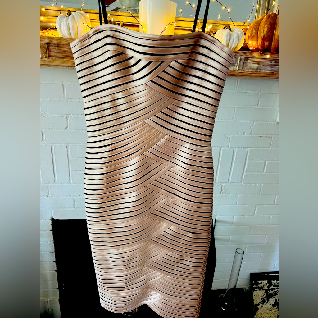 Bcbg Maxazaria Gold Size 4 Dress